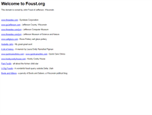 Tablet Screenshot of foust.org